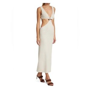 Bank Cut Out Knit Maxi Dress